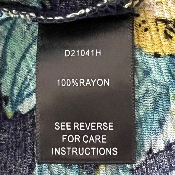 Summer Dress by Aakaa Size L Sunflower Print Sleeveless V-Neck Loose Flowy EUC - Picture 5 of 11